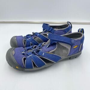 KEEN Unisex Kids Navy Blue Newport H2 Hiking Water Shoe Sandals Size 4